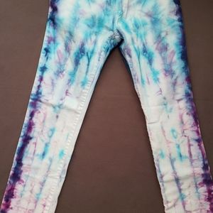Tie dye jeans